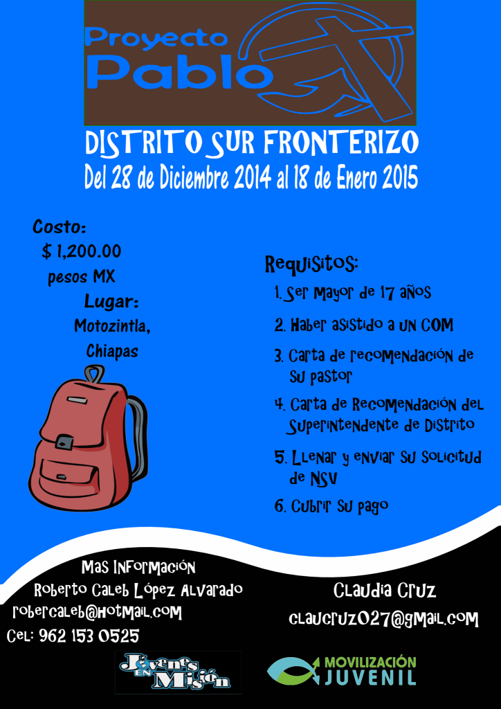 Afiche PP Sur Fronterizo 2015