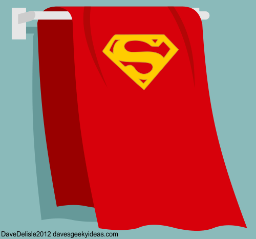 superman-cape-towel-bath-beach-cotton-design-davesgeekyideas-2012-dc-comics