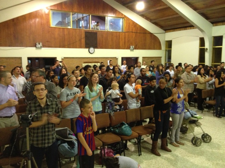 Culto unido con líderes de la JNI de los dos distritos costarricenses - Dto. Central y Distrito Norte